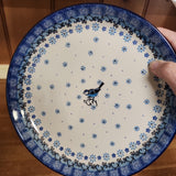 Plate ~ Rimmed ~ 9" 302-2529X Bluebird