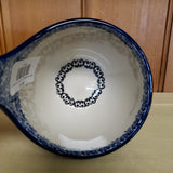 Bowl w/ Loop Handle ~ 16 oz 845-1513X Peacock Feather