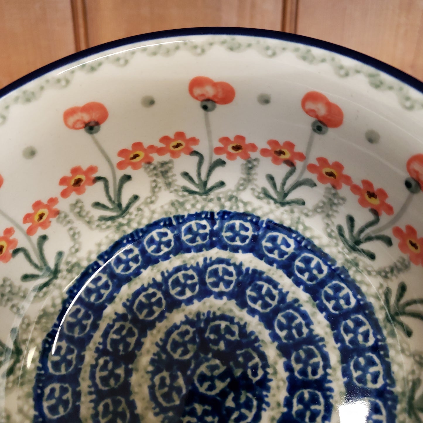 Bowl ~ Soup / Salad / Cereal ~ 6"W 209-0560X Peach Spring Daisy