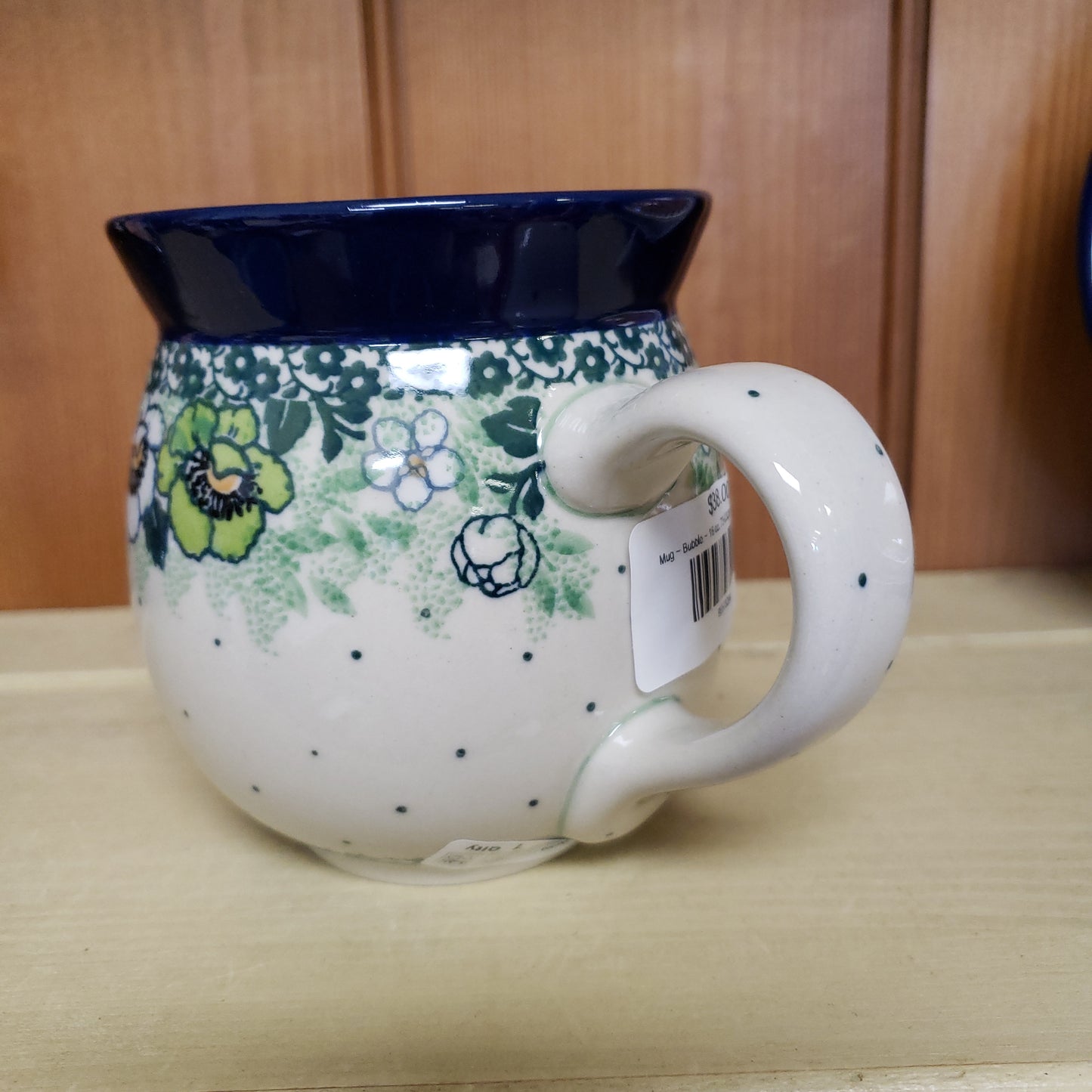 Mug ~ Bubble ~ 16 oz. 73-2320X Green Poppies