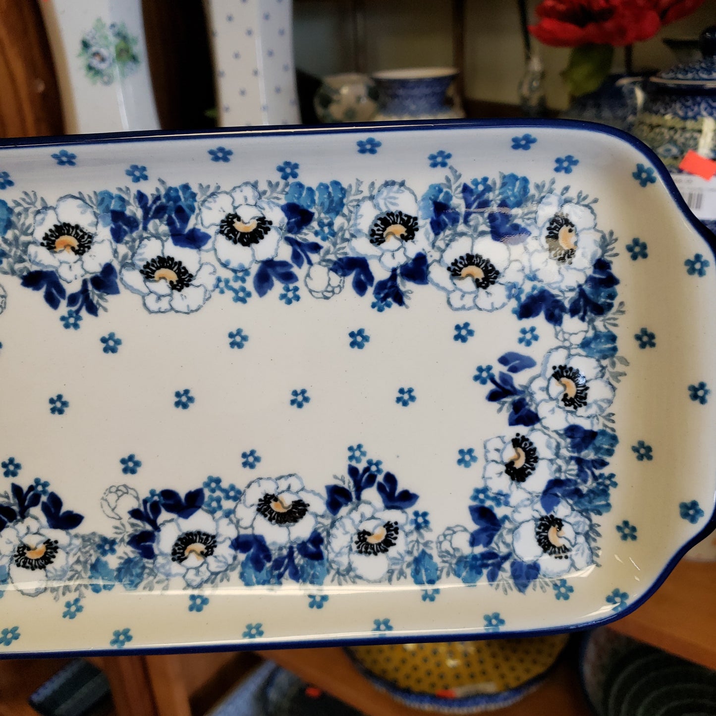 Tray ~ 5.5" x 12" 410-2222X ~ Snow Poppy pf0424