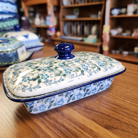 Butter Dish 294-2089X ~ Forget Me Knots pf0424