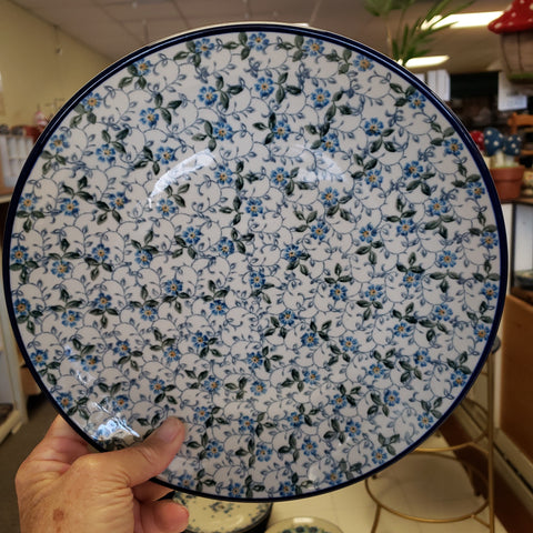 Plate ~ Dinner ~  10" 257-2089X ~ Forget Me Knots pf0424