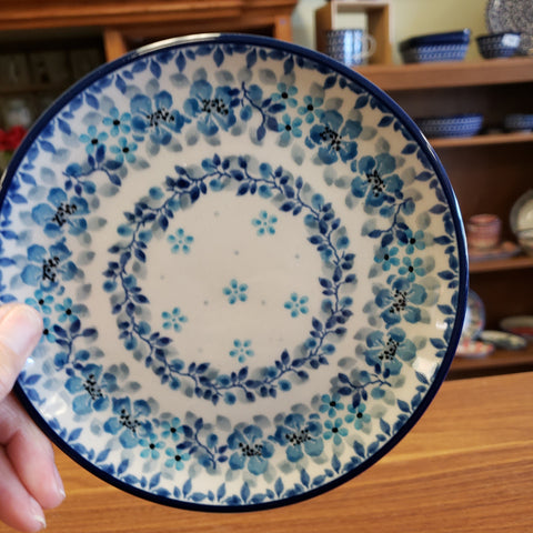 Plate ~ Bread & Butter ~ 6.25" 261-2642X ~ Blue Flax Flower pf0424