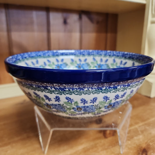 Bowl ~ Nesting ~ 9" W 56-1865X ~ Wild Indigo pf0424