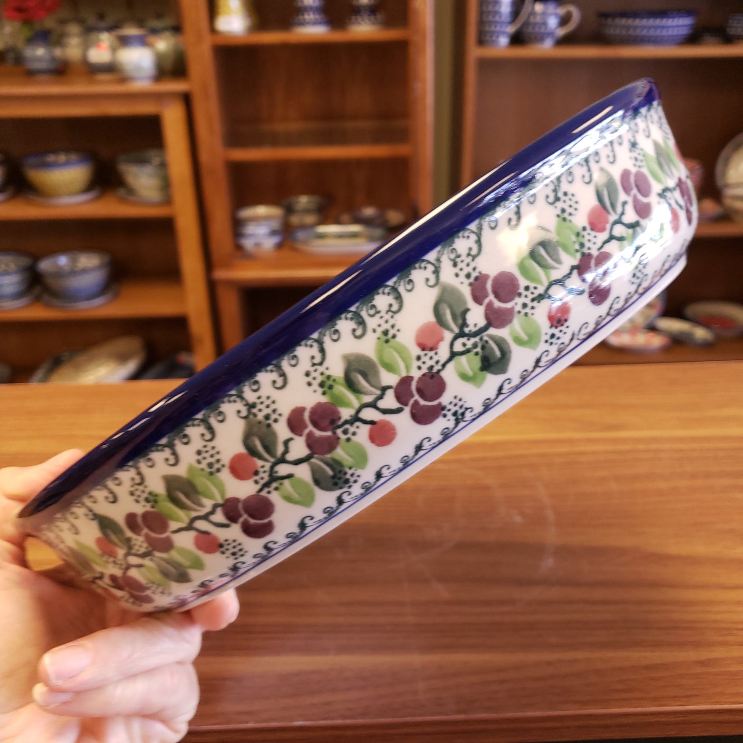 Baker Oval ~ 10.5" 298-1418X ~ Burgundy Berry Blue