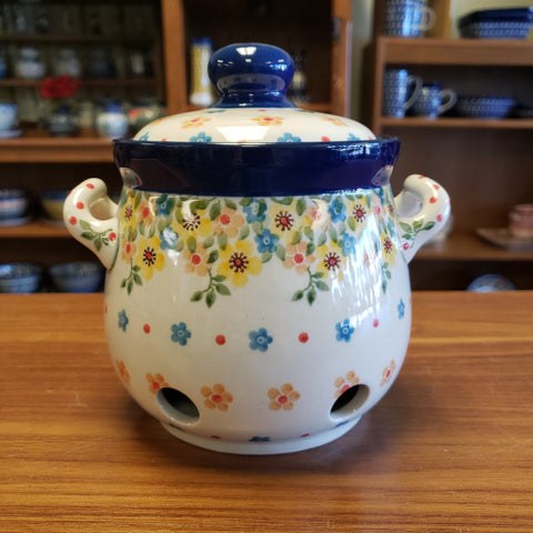 Jar ~Garlic Keeper ~ 30 oz. 179-2225X ~ Buttercup pf0424