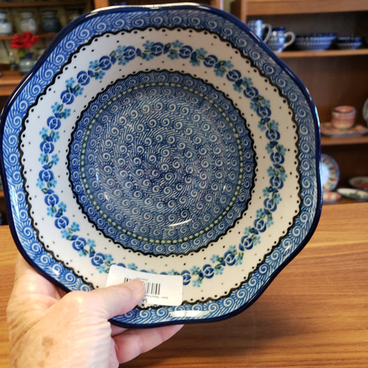 Bowl ~ Wavy Edge ~ Small ~ 8" 691-0882X ~ Twilight  / 5 cups