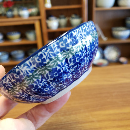 Bowl ~ Scalloped ~ 4.5" 23-1865X ~ Wild Indigo pf0424