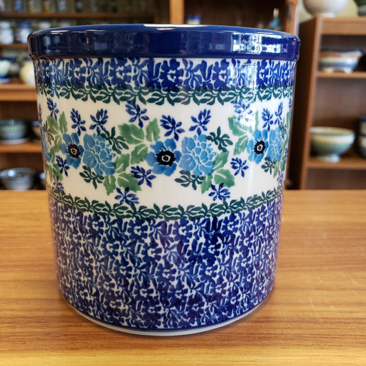 Utensil Holder ~ 5.5" 3-1865X ~ Wild Indigo pf0424