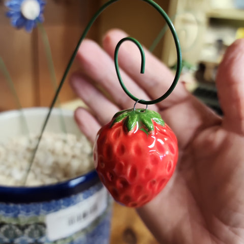 Swedish Ceramic Strawberry