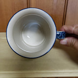 Mug ~ Straight Side ~ 8 oz 236-0614X ~ Blue Spring Daisy pf0424