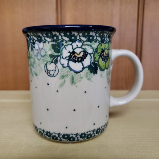 Mug ~ Straight Side ~ 10 oz 236-2320X ~ Green Poppies pf0424