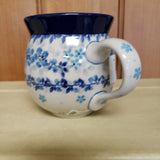 Mug ~ Bubble ~ 11 oz. 70-2642X ~ Blue Flax Flower pf0424