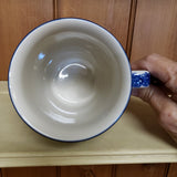 Mug ~ Bistro ~ 16 oz. 812-1418X ~ Burgandy Berry Blue pf0424