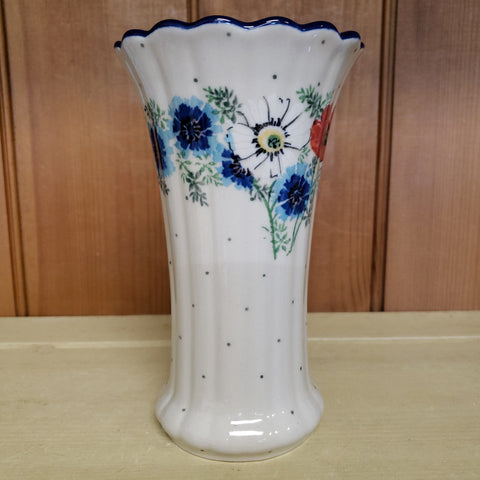 Vase ~ Fluted ~ 6.75" 50-2511X ~ Double Delight pf0424
