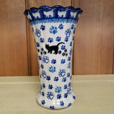 Vase ~ Fluted ~ 6.75" 50-1771X ~ Boo Boo Kitty pf0424