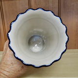 Vase ~ Fluted ~ 6.75" 50-2524X ~ Clover Fields pf0424