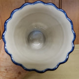 Vase ~ Fluted ~ 6.75" 50-2222X ~ Snow Poppy pf0424