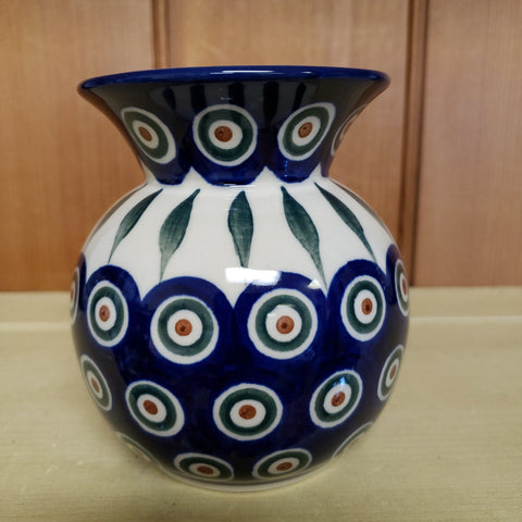 Vase ~ Bubble ~ 4.25" 48-0054X ~ Peacock pf0424