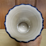 Vase ~ Fluted ~ 6.75" 50-2339X ~ Spring Viola pf0424