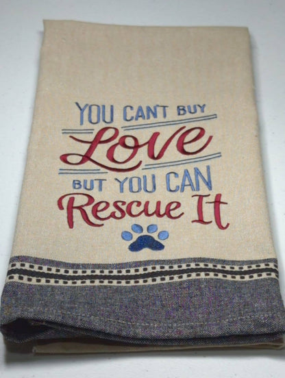Paw Dog Kitchen Towel for Your Home Decor, Handmade Gift