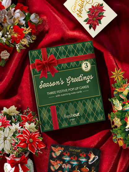 Card Season's Greetings (Mini set of 3)