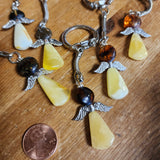 Amber Key Chain yellow body angel
