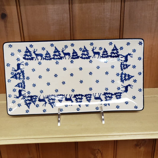 Sushi Plate    1931X ~ Snowy Pines   Snowy Pines