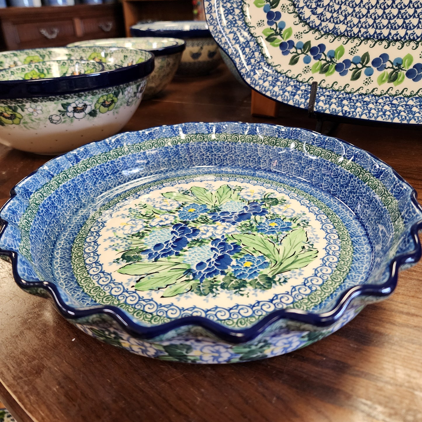 Pie Plate   Fluted   10"  U5138 ~ U4  PF1024 M. Starzyk