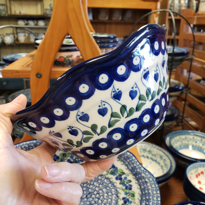 Bowl   Wavy Edge   Small   8" 377OX ~ Bleeding Hearts  / 5 cups