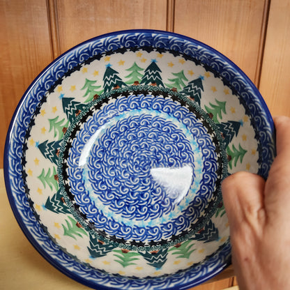 Bowl   Soup/Salad   6.25"  1284X ~ Christmas Trees  PF1024  Farmer Bowl