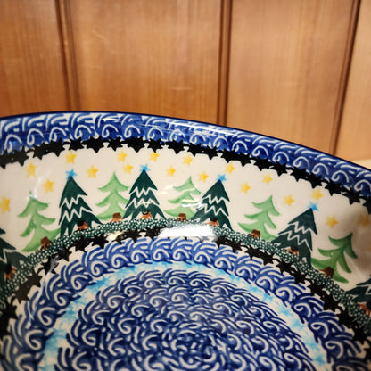 Bowl   Soup/Salad   6.25"  1284X ~ Christmas Trees  PF1024  Farmer Bowl