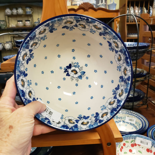 Bowl   Nesting   7.75" W  2222X ~ Snow Poppy  PF1024  4 cups