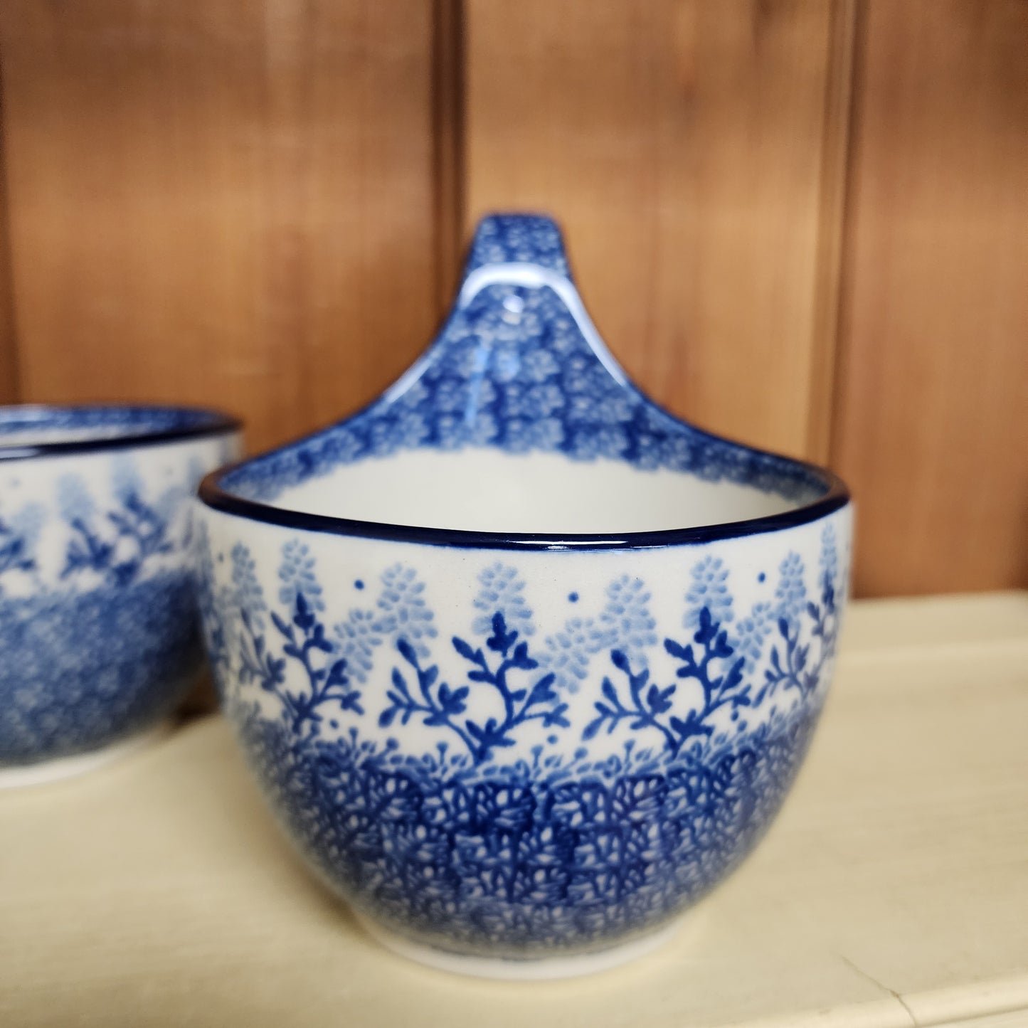 Bowl w/ Loop Handle   16 oz   3205X ~ Blue Bonnets  PF1024