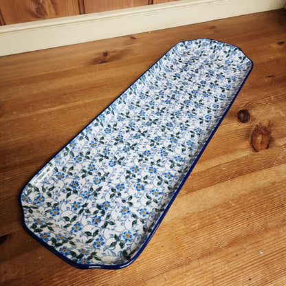 Tray   5.5" x 16-1/2"   2089X ~ Forget Me Nots