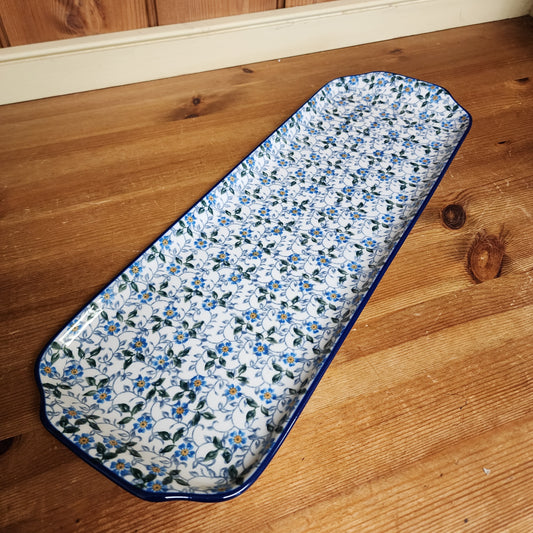 Tray   5.5" x 16-1/2"   2089X ~ Forget Me Nots