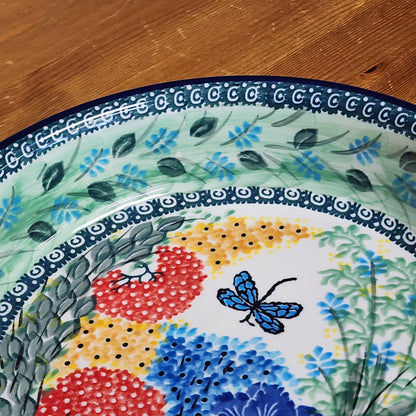 Round Baker w/handles - 9"    U4612 ~ U4  PF1024 T. Liana