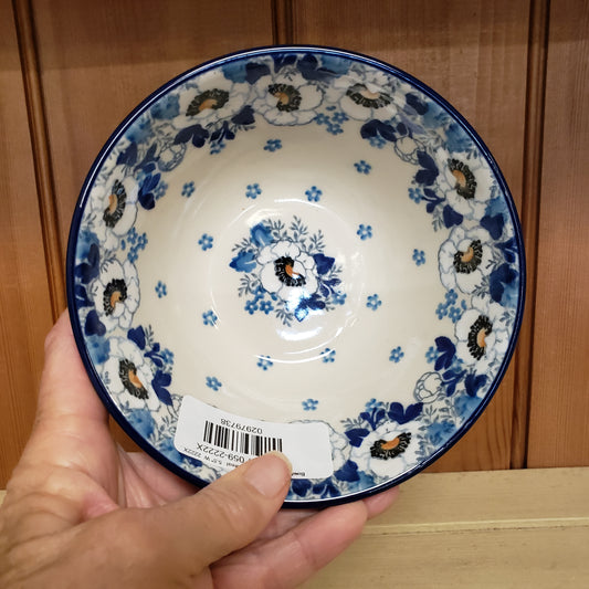 Bowl   Nesting Salad/Cereal   5.5" W  2222X ~ Snow Poppy  PF1024   1.5 cups