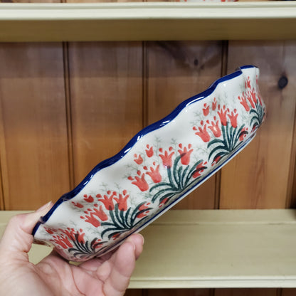 Pie Plate   Fluted   10"  1437X ~ Crimson Bells  PF1024