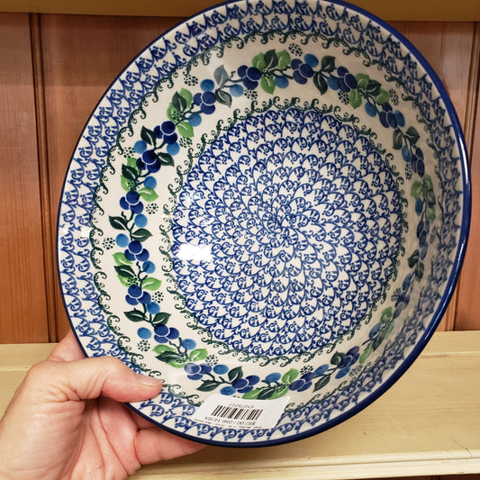 Bowl   Nesting   9" W   1416X ~ Blue Berries  8 cups
