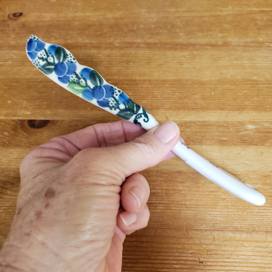 Knife   Spreader   7.25"  1416X ~ Blue Berries  PF1024