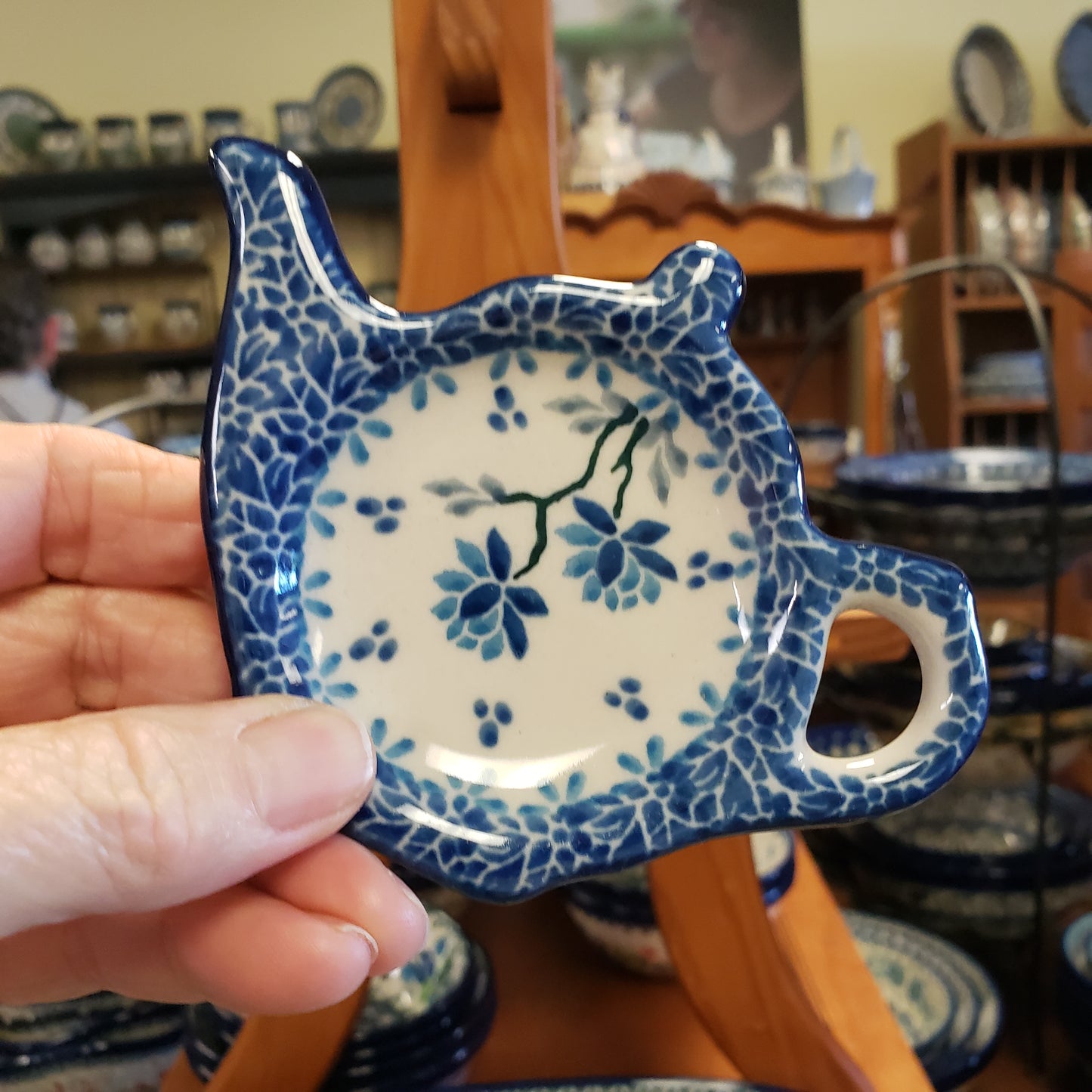 Tea Bag Holder    2524X ~ Clover Fields  PF1024