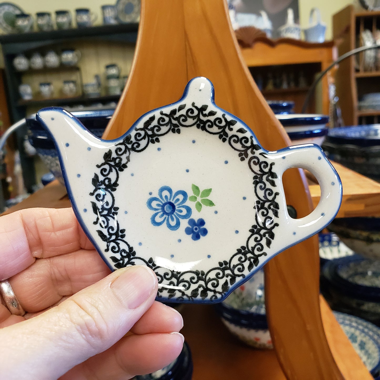 Tea Bag Holder    2633X ~ Flower Works  PF1024