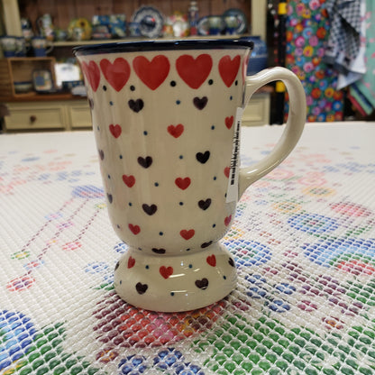 Mug/w Pedestal   8 oz   2108X ~ Love Struck  PF1024