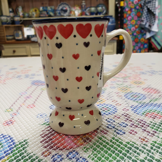 Mug/w Pedestal   8 oz   2108X ~ Love Struck  PF1024