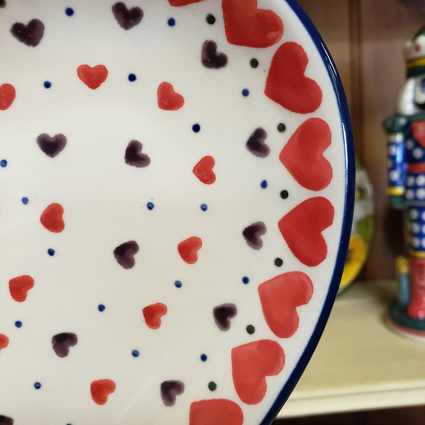 Plate   Heart Shape   7"  2108X ~ Love Struck  PF1024