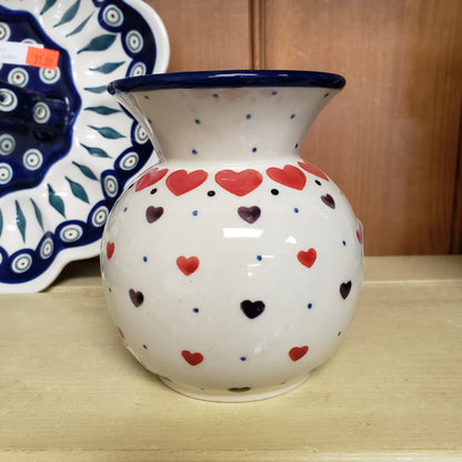 Vase   Bubble   4.25"  2108X ~ Love Struck  PF1024