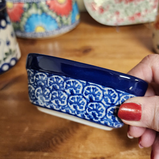 Bowl   Square Ramekin   3.75"  1858x~ Tranquility