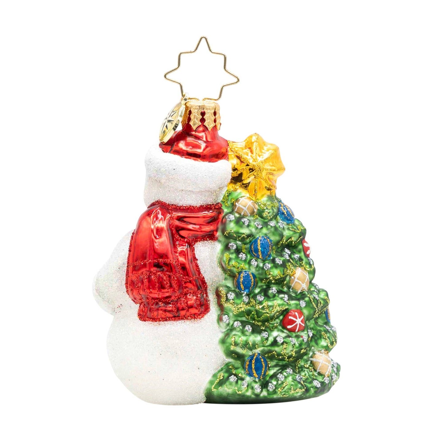 Ornament Radko ~ Snowy & Bright! Gem Snowman 3"